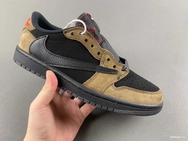 RETRO OG JORDAN 1 SCOTT TRAVIS LOW DM7866-2002 Brown  SP 0712